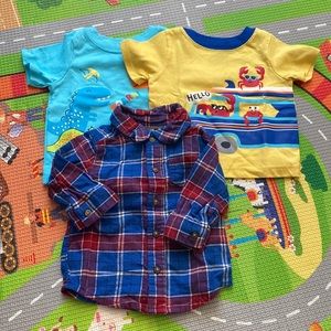 Shirts / Boys / 3 Pieces / 3-6m
